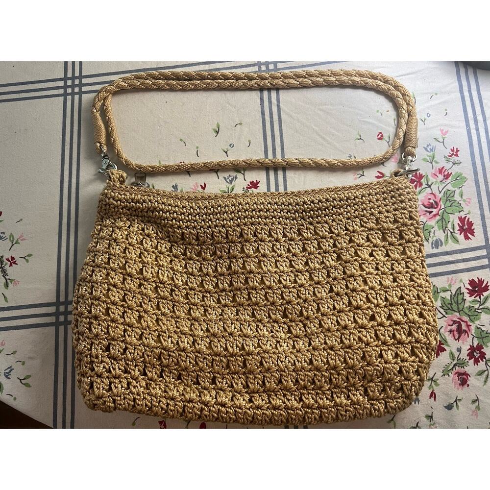 The Sak Crochet Small/Medium Shoulder Bag Boho Crossbody Purse NWOT